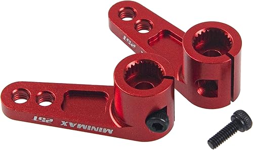 Miniatura 2 de ShareGoo - Brazo de dirección de metal 25T de 25 dientes, compatible con Futaba Savox Power HD Servos Motor Reemplazo para 18 110 RC Off-Road