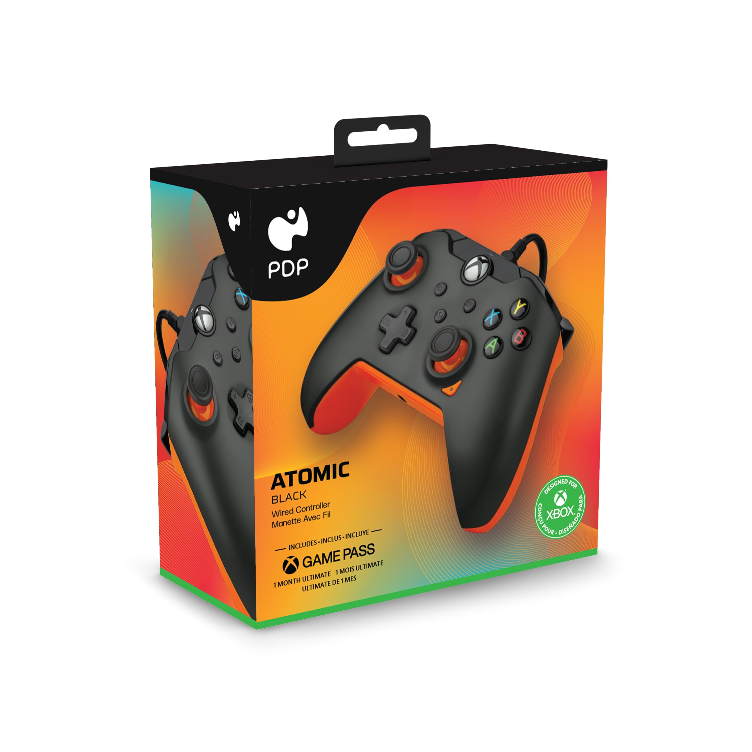 PDP Wired Controller Xbox Series X - Atomic Black — view 8