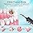 Cordless Water Dental Flosser Teeth Cleaner with Tips Case, INSMART Professional 300ML Tank DIY Mode USB Rechargeable Oral Irrigator for Home and Travel, IPX7 Waterproof 4 Modes Irrigate for Oral Care