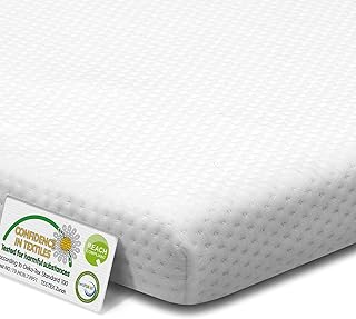 Topper 140x200cm Gel Matratzen Topper H2&H3 6cm Hoch Kaltschaum Matratzentopper aus Bequemem Gelschaum, Abnehmbarem Bezug, ÖEko-TEX®, Certipur-US, Reach Zertifiziert (140x200x6)