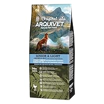 ARQUIVET Original – Senior & Light – Pollo e riso – 12 kg – Crocchette per cani anziani di pollo e riso – alimento secco per cani – tutte le razze – ingredienti naturali