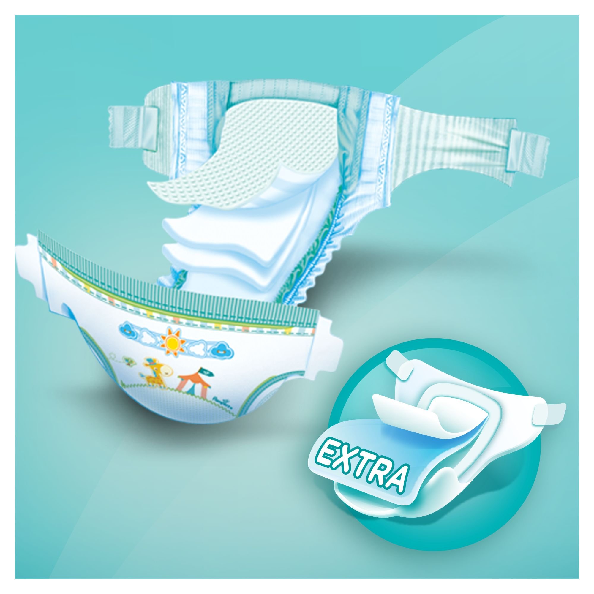 Pampers Baby-Dry - Pañales (talla 5, 11-25 kg, 2 paquetes de 50 unidades)
