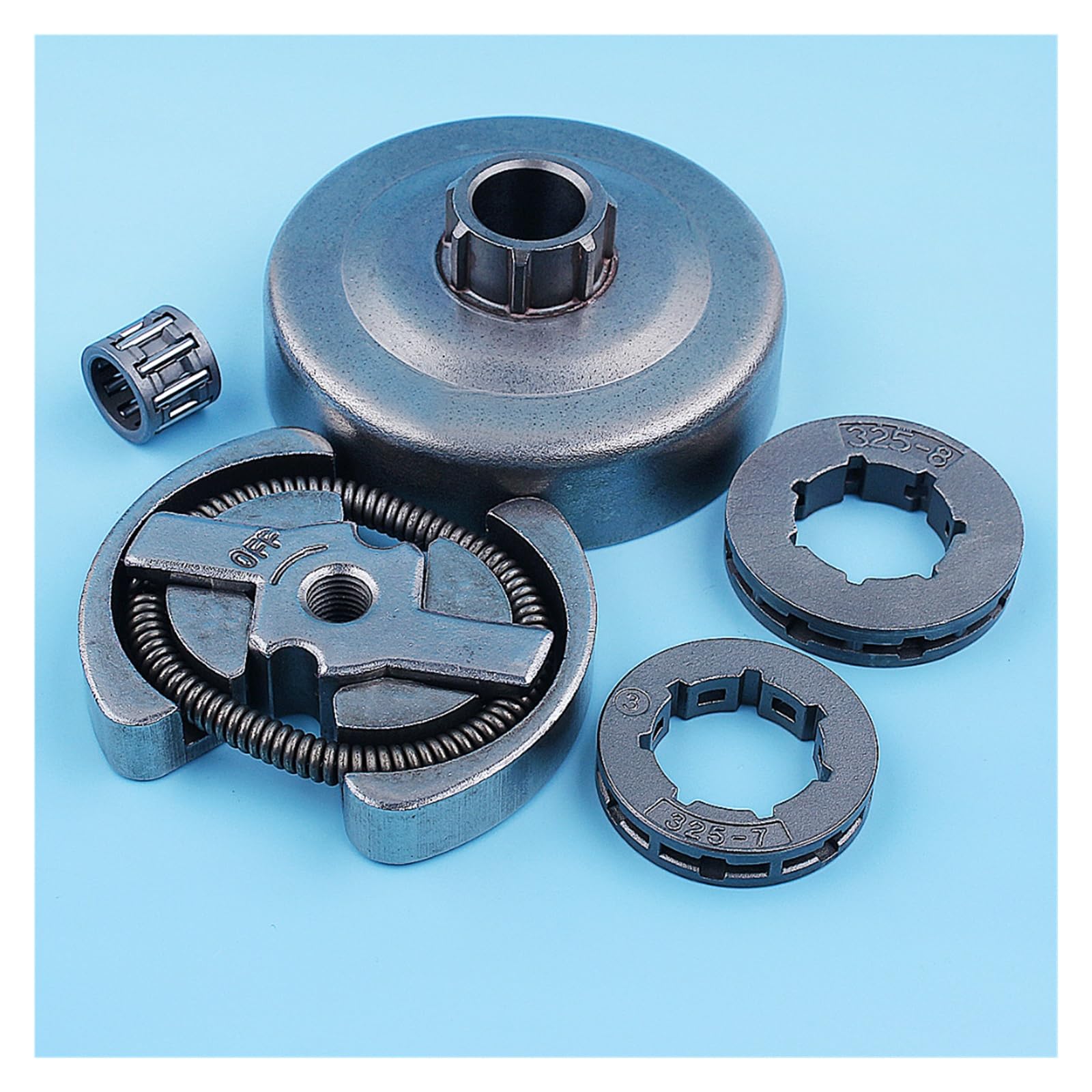 Rhfuutca One Color 325" Clutch Drum Rim Sprocket Kit For Husqvarna 235E 240E 235 240 137 142 36 41 For Jonsered 2035 2036 2040 Chainsaw Parts