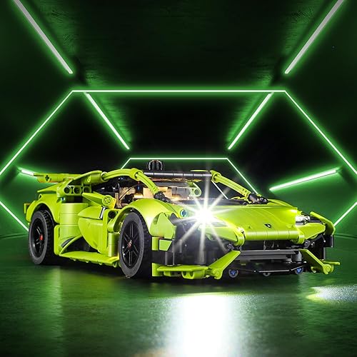 Miniatura 4 de Kit de luces para Lego-42161 Lamborghini Huracan Tecnica  Compatible con Lego Technic Building Block Set para adulto, juego de Lego no incluido