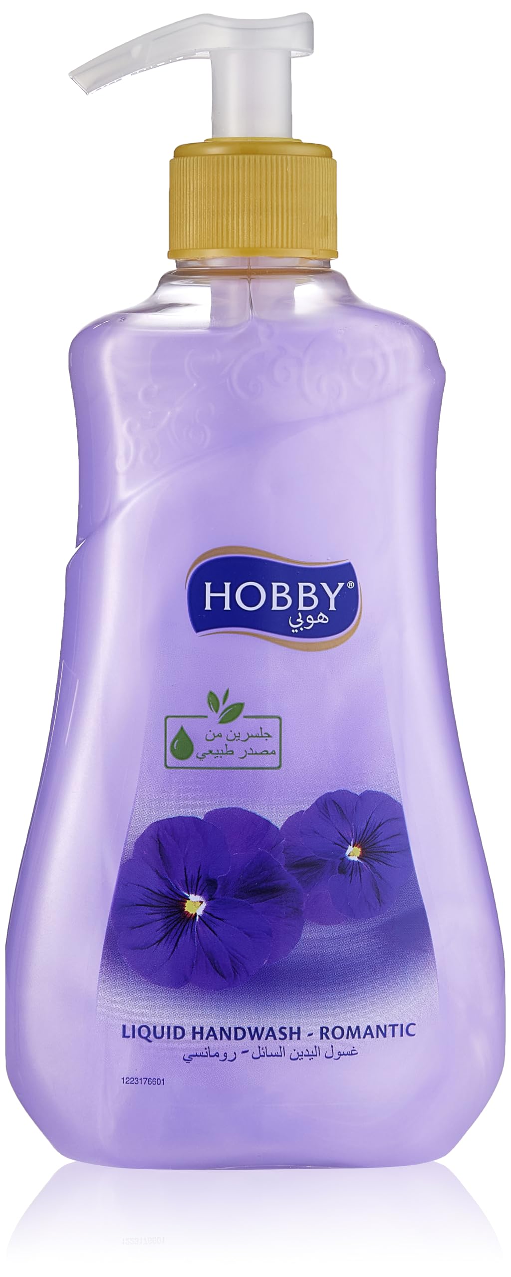 Hobby Romantic Violet Liquid Handwash Soap | Anti-bacterial & Skin-friendly pH Value | Moisturizing Glycerin Soap | 400ml