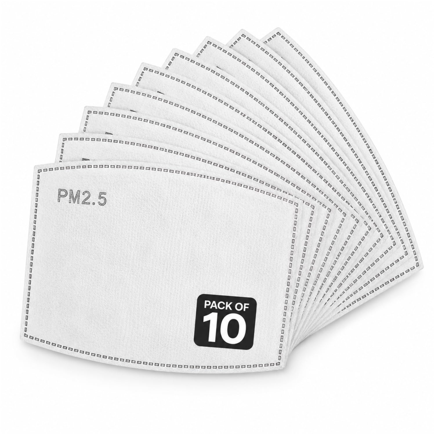 atovio N99 Mask Filters, PM 2.5 Activated Carbon Filters, Replaceable Refill Pack (Pack of 10) (MASK NOT INCLUDED)-image-7