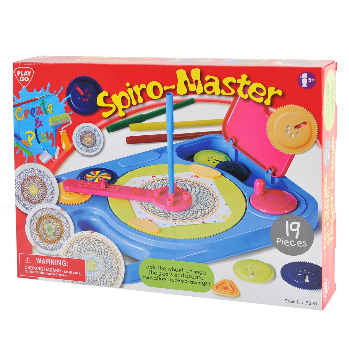 Spiro-Master, 19pieces