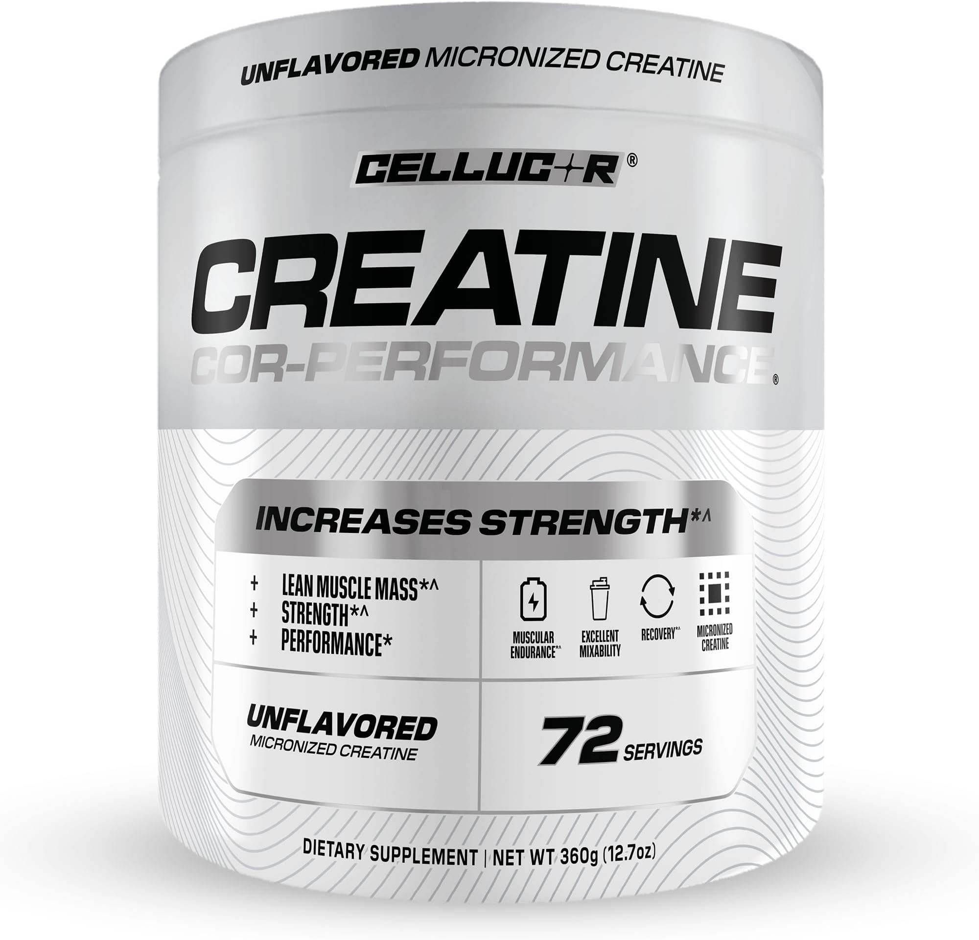 Cellucor C4 Cor Performance Series - Creatine Monohydrate - Pre-workout Energy Supplement for Men & Women - Unflavored - 72 Servings (Packaging May Vary)