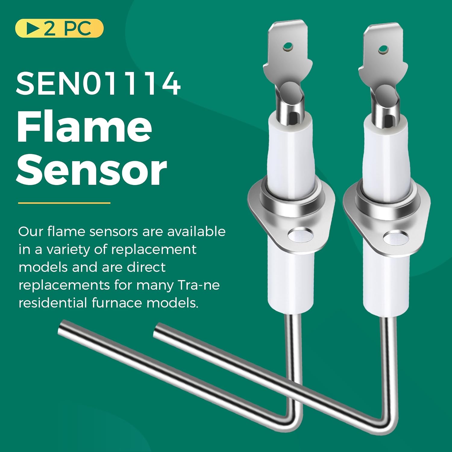 2-Pack Flame Sensor Replacement for Trane American Bhutan Ubuy