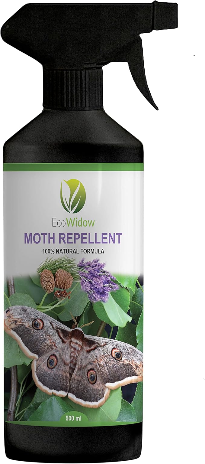 EcoWidow Natural Moth Repellent Spray 500ML For Wardrobes Clothes