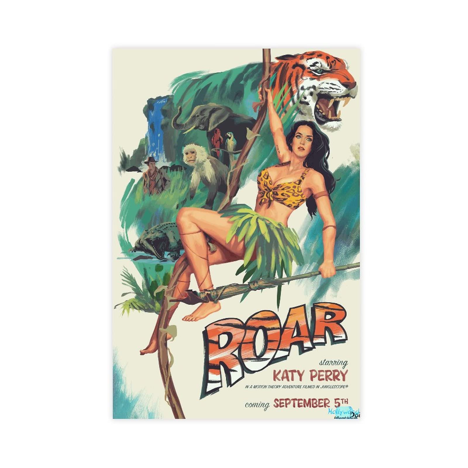 FUKITT Katy Perry Posters Canvas Poster Bedroom Decor Sports Landscape Office Room Decor Gift Unframe-style 24x36inch(60x90cm)