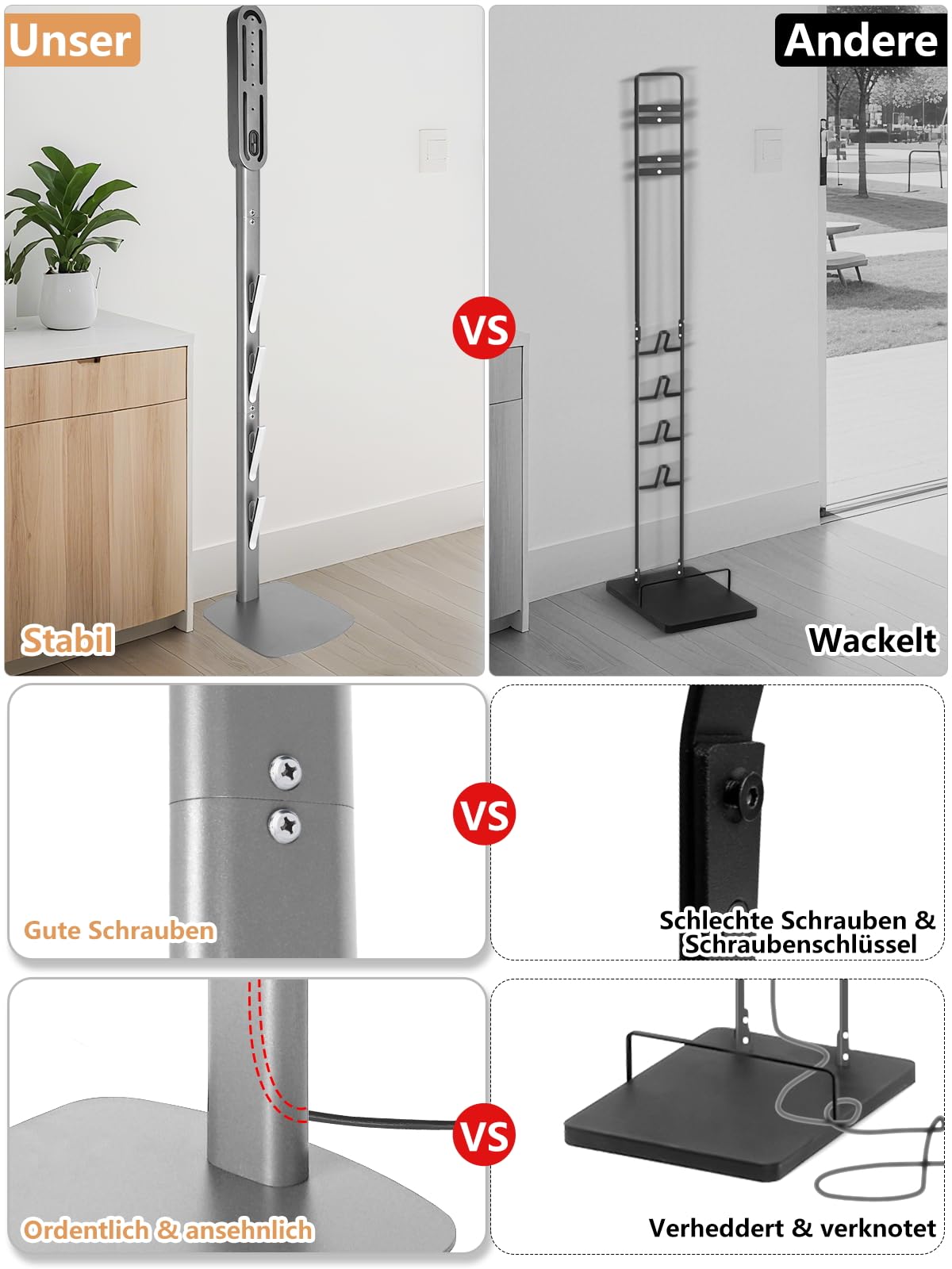 Supporto per aspirapolvere compatibile con Dyson Gen5, V15, V12, V11, V10, V8, V7, V6