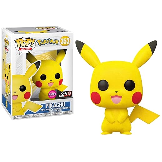 Funko Pop! Games: Pokemon - Pikachu [Flocked] #353 Exclusive