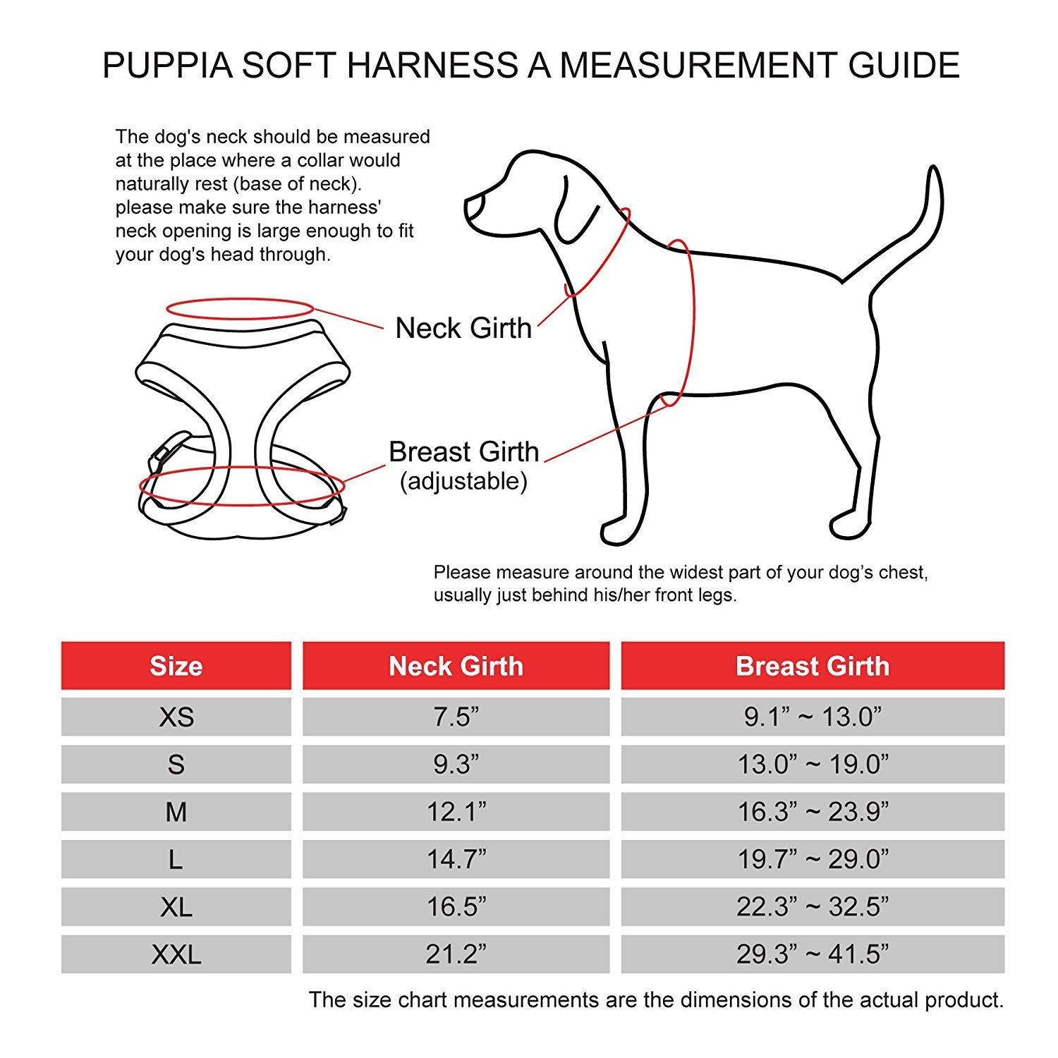 Puppia Arnés Suave para Perro, Vino, XXL (PDCF-AC30-WN-XXL)