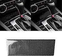 Vista 8 de para Mercedes-Benz Clase C W204 2007-2013 Consola Central de Fibra de Carbono Suave Real Panel de Cambio de Marchas Kit de Cubierta Envolvente