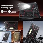 HOTWAV R9 Plus 2025 Rugged Tablet 11 inch Tablets Android 14, 20080mAh Waterproof Tablet, 2K 24GB+512GB/2TB TF Outdoor Tablets, 64MP+16MP Octa-Core IP68&IP69K/4G Dual SIM/5G WiFi/Face ID/GPS/OTG