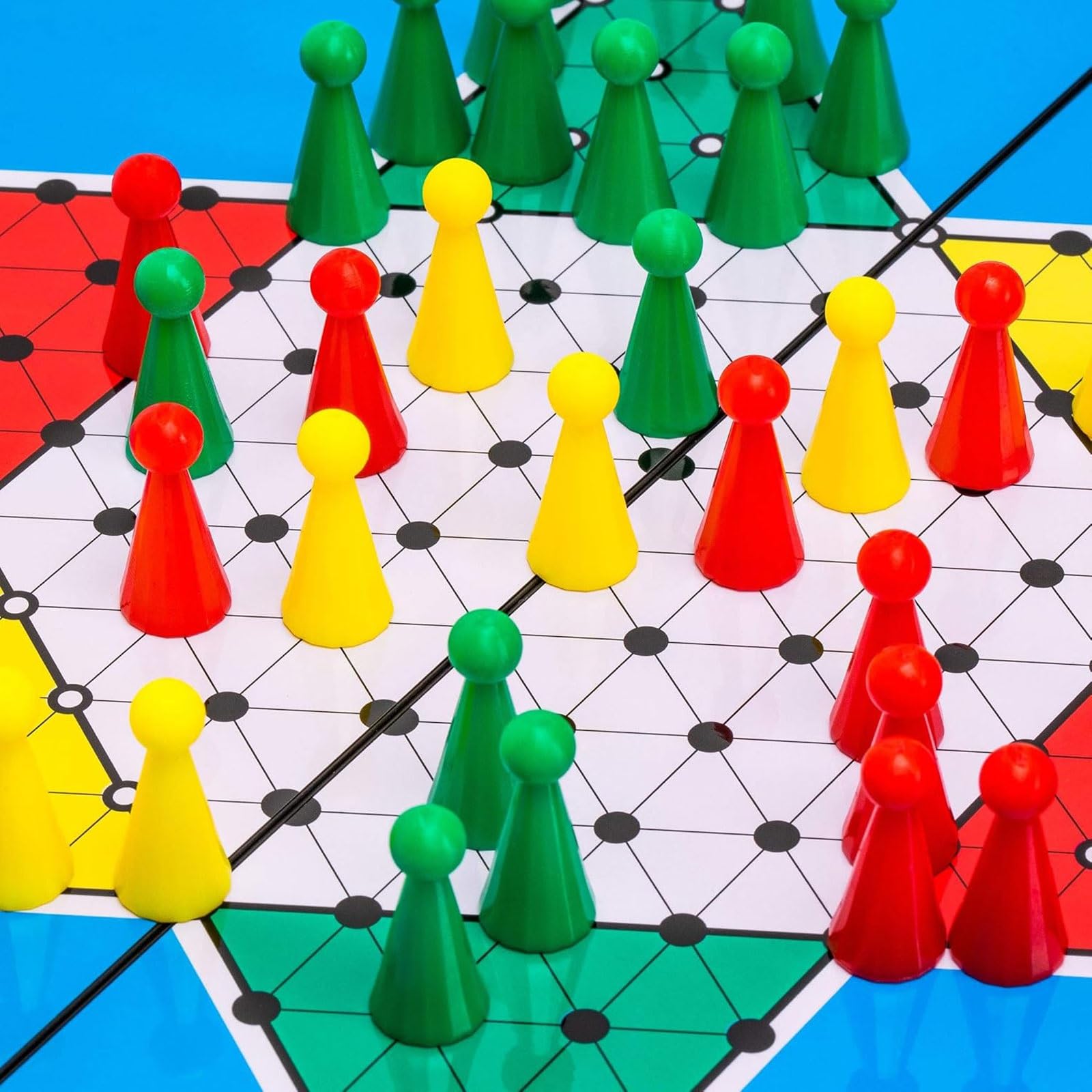 schachspiel Magnetisches Dame-Set, zusammenklappbar, tragbares Design, Reisebrettspiel for Kinder und Erwachsene, perfekt for Autofahrten und Familiencamping(32 * 32 * 2cm)