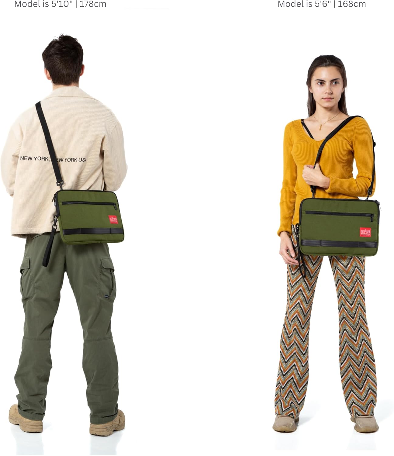Manhattan Portage HENRY PORTFOLIO CASE (L), olive