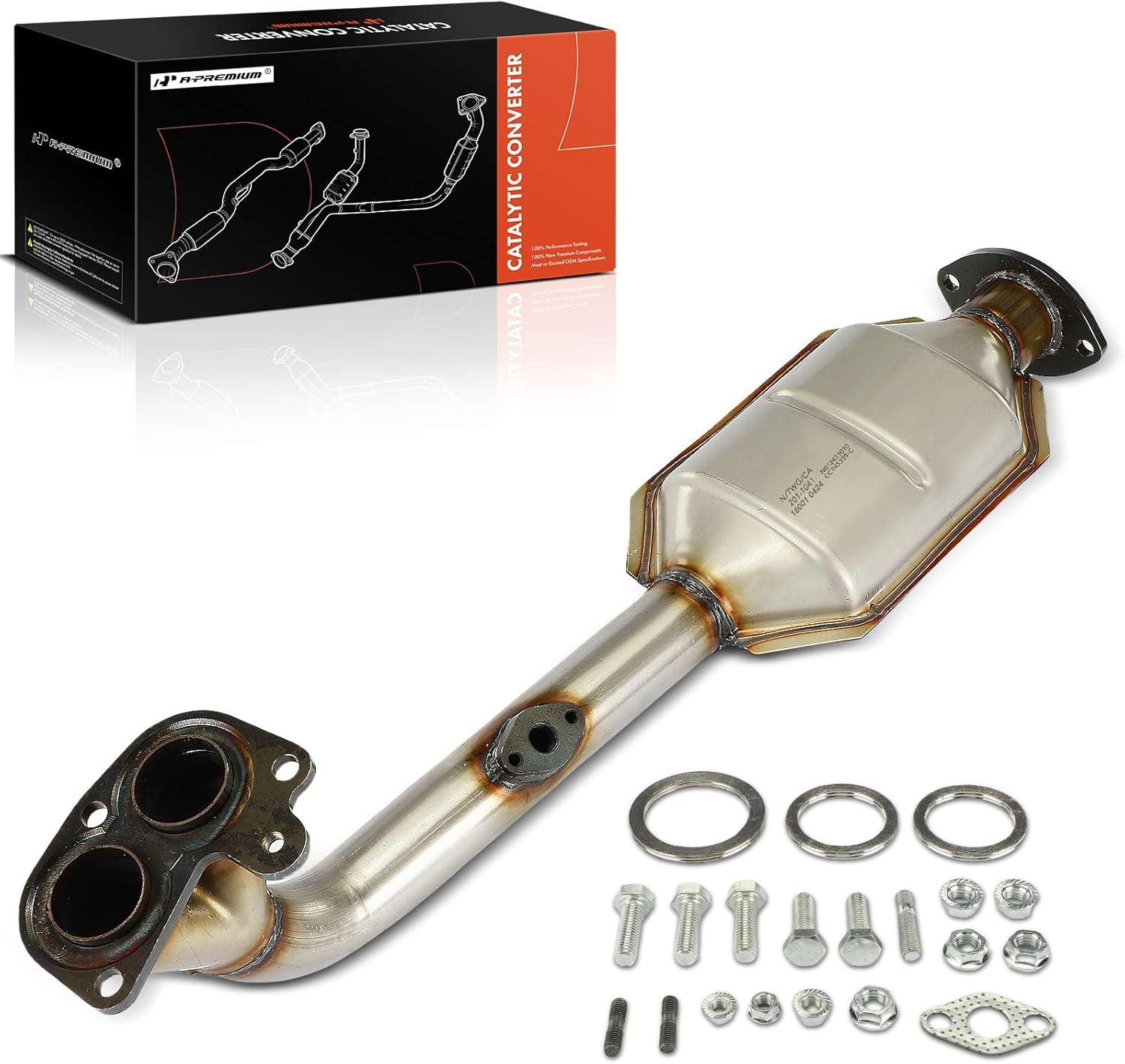 A-Premium Front Catalytic Converter with Gasket Kit Direct-Fit Compatible with Toyota 4Runner 1996 1997 1998 1999 2000, 3.4L, E.P.A. Compliant