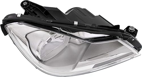Miniatura 5 de Garage-Pro Faros delantero lado pasajero lado faro conjunto para Mercedes Benz C250 2012-2014, C300 halógeno con bombilla(s) sedán, reemplaza #
