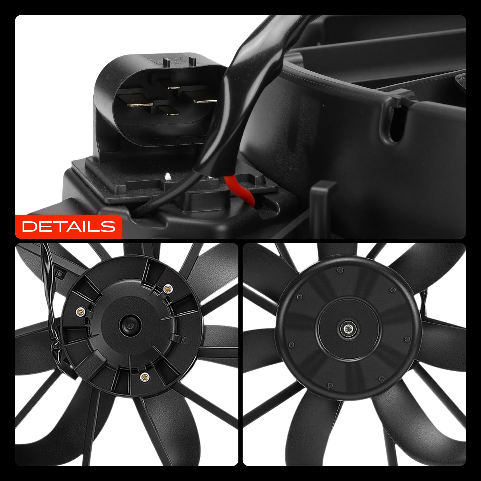 Frankberg Ventilateur de radiateur, turbine, refroidisseur d'eau, diesel, | Compatible avec: Mokka/Mokka X J13