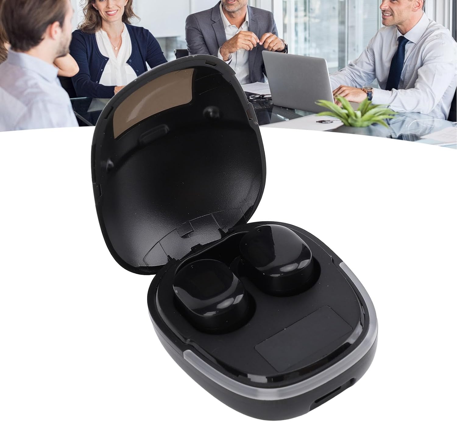 144 Language Translation Earbuds, Bluetooth 5.3 Headphones, Real Time 3-in-1 Translation Device, 144 Languages & Accents for Travel Business Learning, Black (Black)