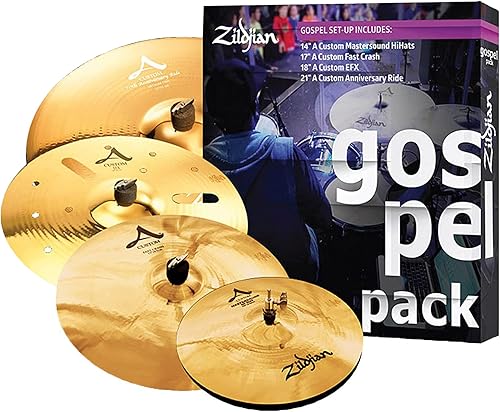 Miniatura 52 de Zildjian LV38 - Paquete de platillos de bajo volumen con bolsa de platillo, baquetas y paño de pulido de Austin Bazaar Paquete con baquetas
