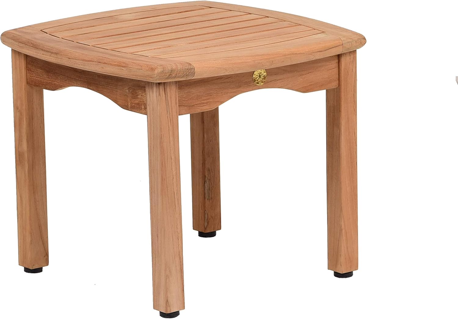 Amazonia Lincoln 1-Piece Outdoor Square Side Table | Teak Wood | Ideal for Patio and Indoors, 20 x 20