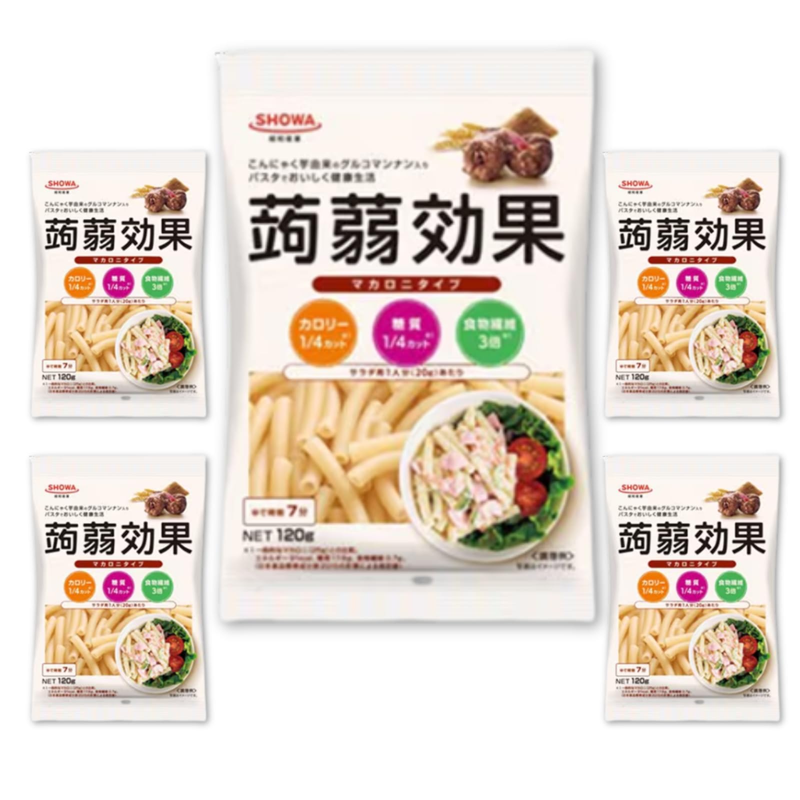 SHO WA 蒟蒻効果 マカロニタイプ 120gの商品画像