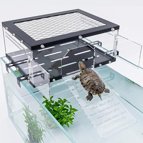 ALOTIKI Large Turtle Basking Platform for 10-21in Wide 20/29/55 Gal