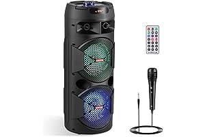 Portable Party Speaker with Subwoofer for Loud Grounds