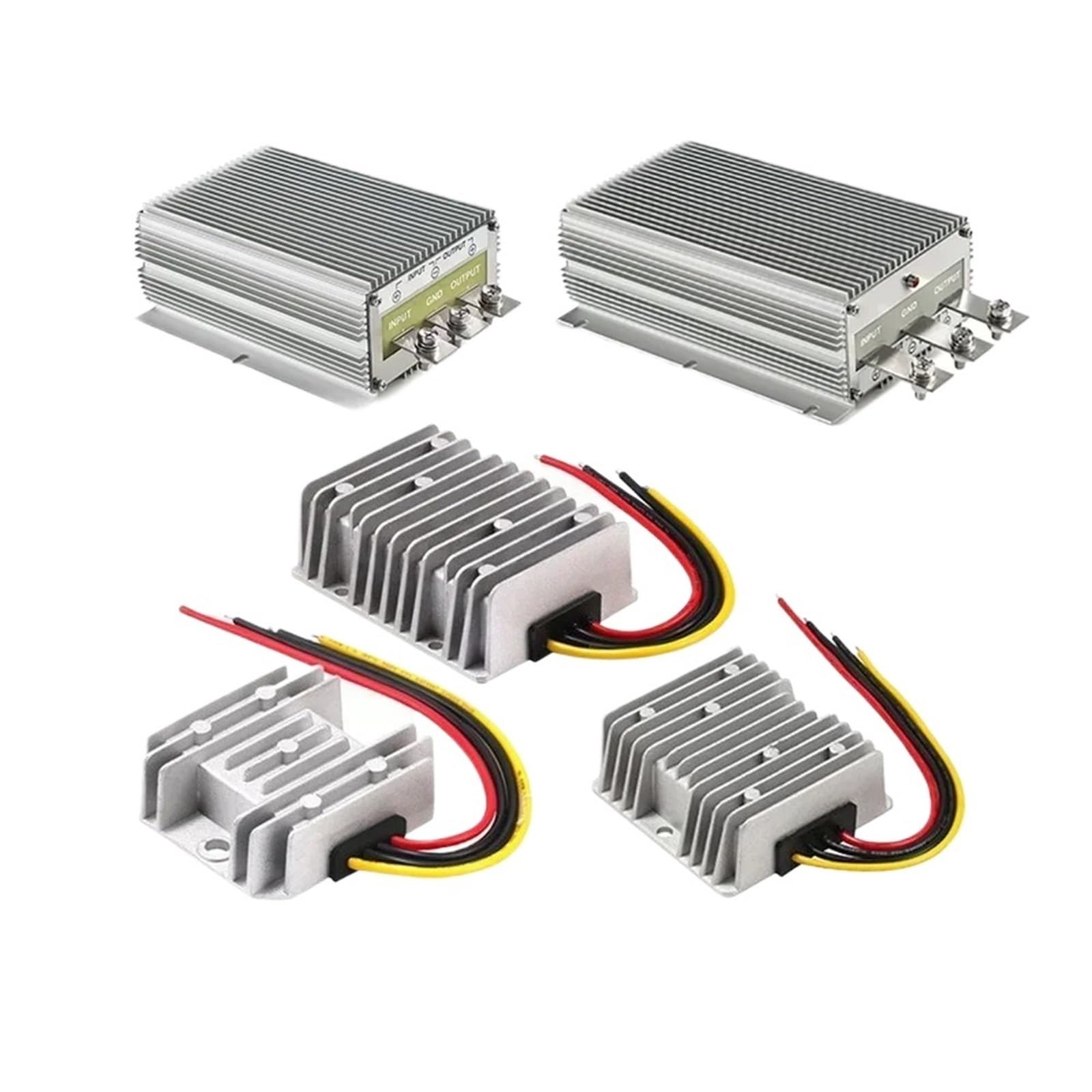 1 szt. 12 V do 24 V 1A-30 A Boost DC DC Converter moduł zasilania Step Up Booster 12 V do 24 V regulator napięcia transformator do samochodów (12 V do 24 V 2A)