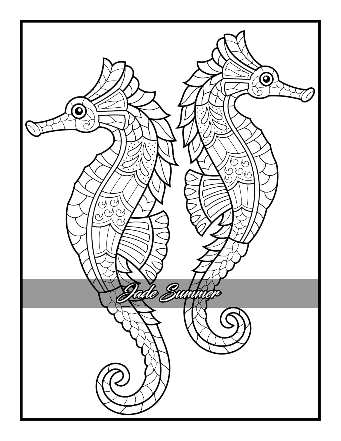 100 Animals: An Adult Coloring Book with Lions, Elephants, Owls, Horses, Dogs, Cats, and Many More! - Image 67