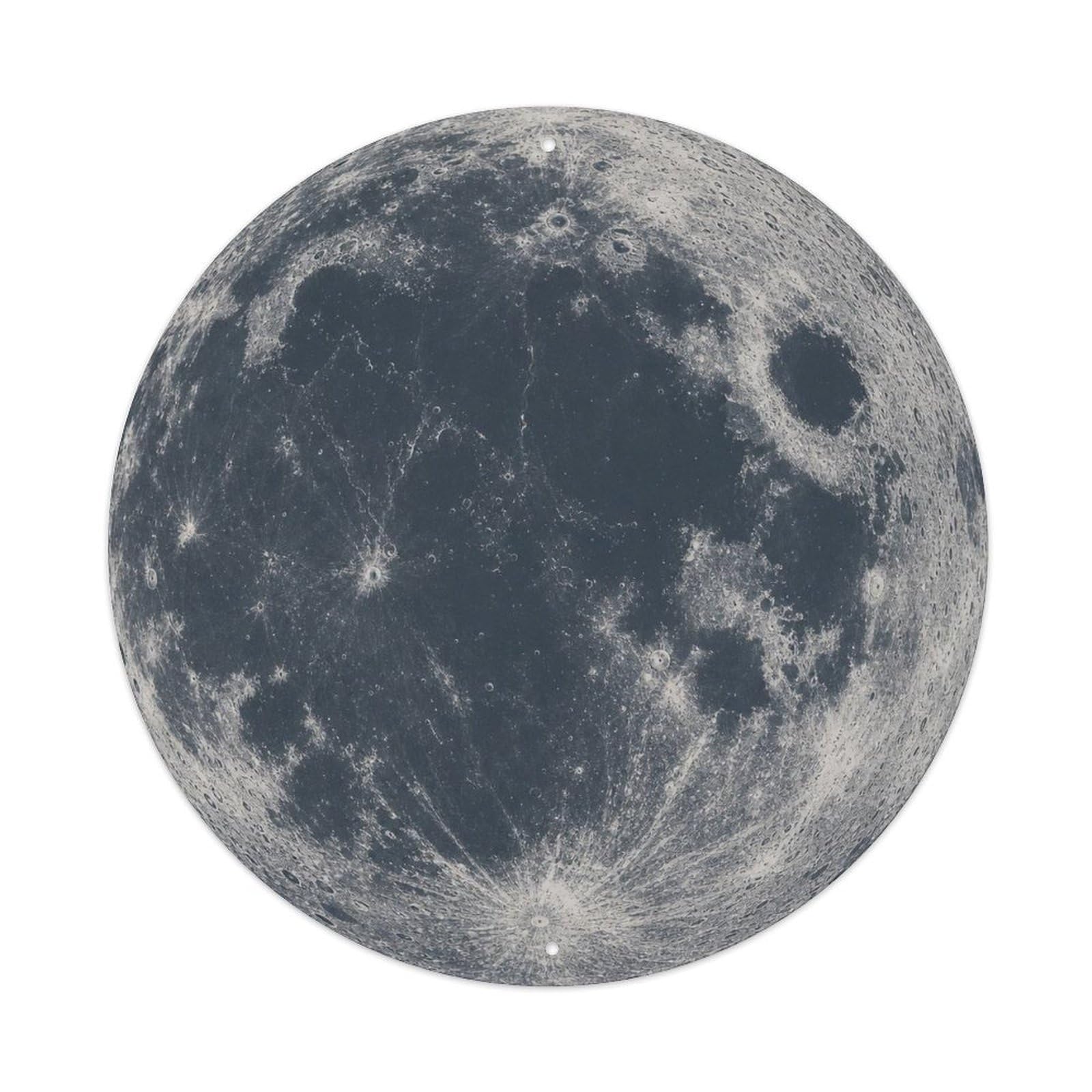Solar System Moon Lunar Surface Astronomy Starscape Metal Tin Sign