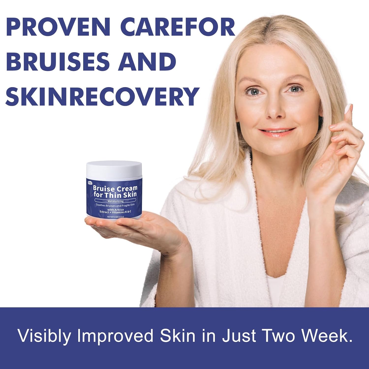 Bruise Cream Extra Strength Fast Healing Thin Skin – Fast-Acting Relief for Bruising & Swelling – Enriched with Arnica Montana & Vitamins K, C & E – Moisturizing, Non-Greasy – 4 oz - Image 7