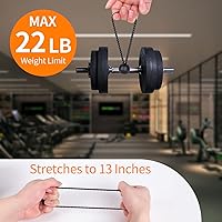 Vista 3 de Cuerdas elásticas de bolas de 6 pulgadas, 50 unidades, color negro, resistentes para toldo, lona, para campamento, refugio, carga, pantalla