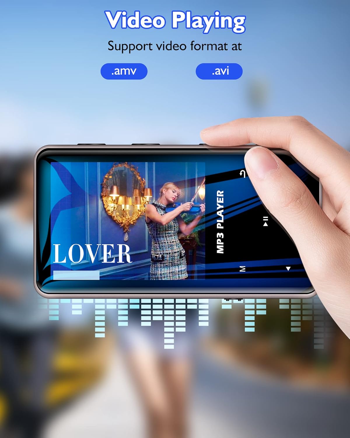 Flash Sale 32GB Mp3 Player with Bluetooth 5.0 for Running - EVIDA Portable Music Player Touch Buttons HiFi Sound