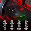 Redragon M811 Aatrox MMO Gaming Mouse, 15 Programmable Buttons Wired RGB Gamer Mouse w/Ergonomic Natural Grip Build, 10 Side Macro Keys, Software Supports DIY Keybinds & Backlit