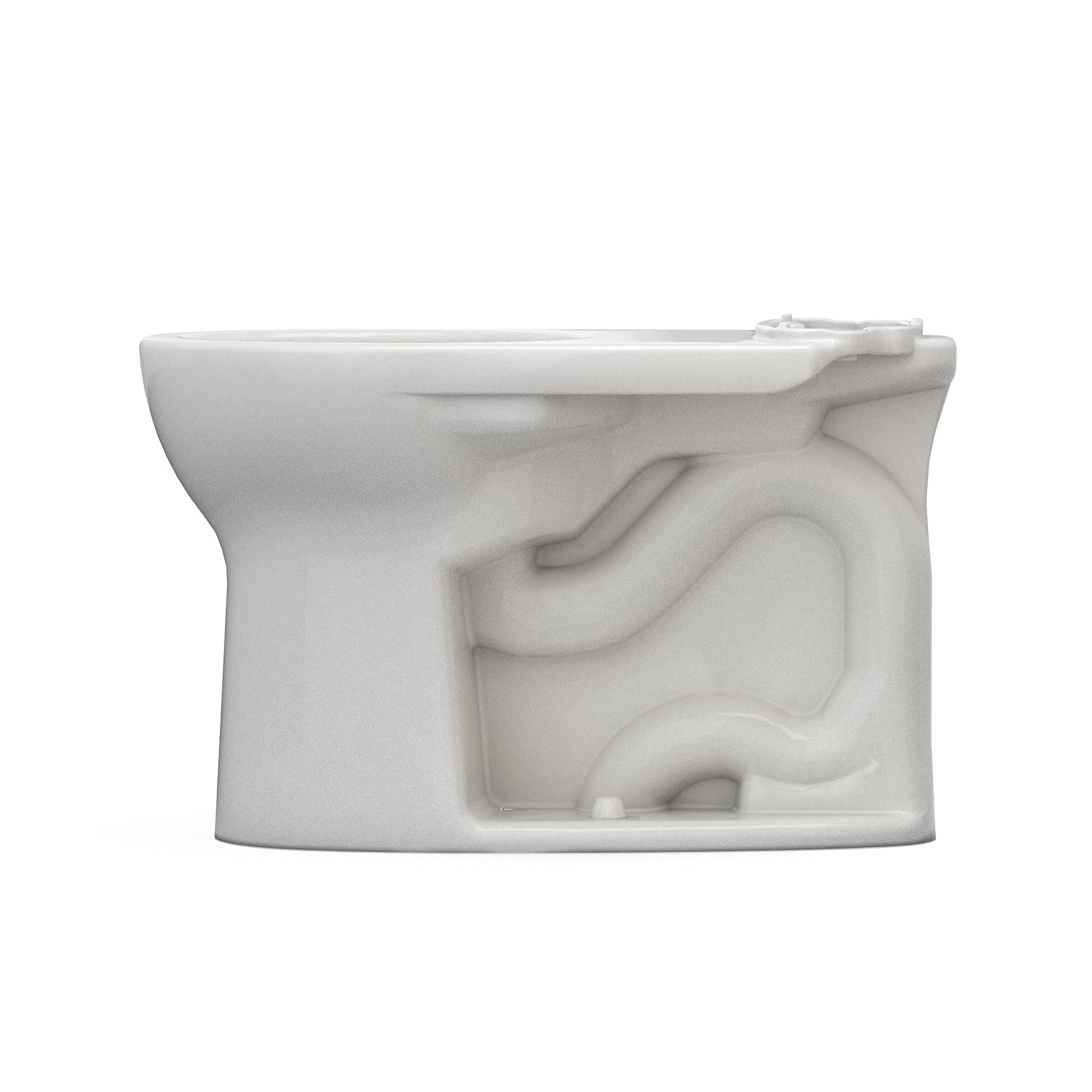 TOTO Drake Round TORNADO FLUSH Toilet Bowl with CEFIONTECT, Colonial White - C775CEFG#11