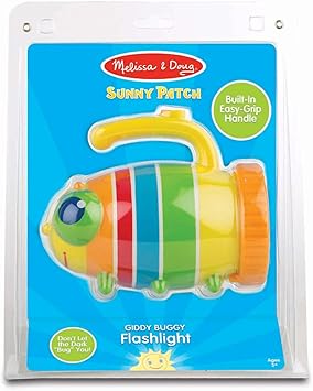 Melissa & Doug Sunny Patch Giddy Buggy Flashlight with Easy-Grip Handle