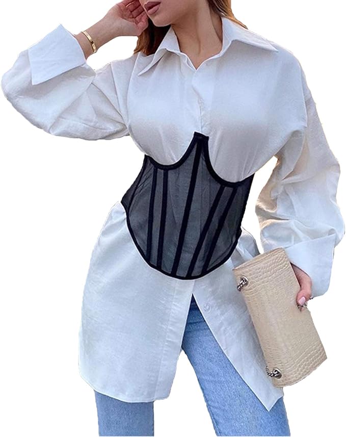 Women's Push Up Bustiers Corsets Top Sexy Strapless Off Shoulder Slim