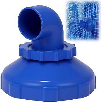360  Rotatable Pool Inlet Nozzle Blue Pool Nozzles with Angle Inlet Nozzle Connection Thread Diameter 80 mm Return Nozzle Accessories for Intex Bestway and Indoor Pools