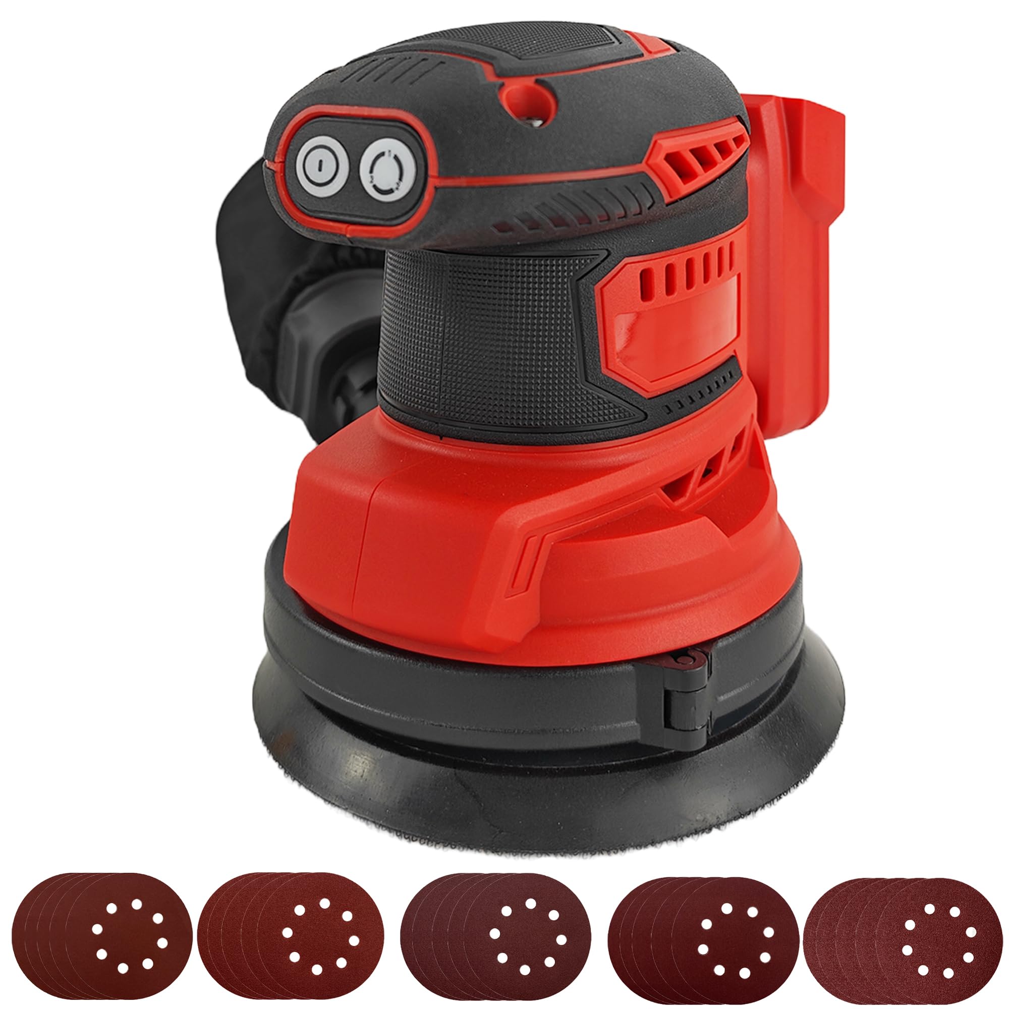 Cordless Orbital Sander Compatible with Milwaukee 18V