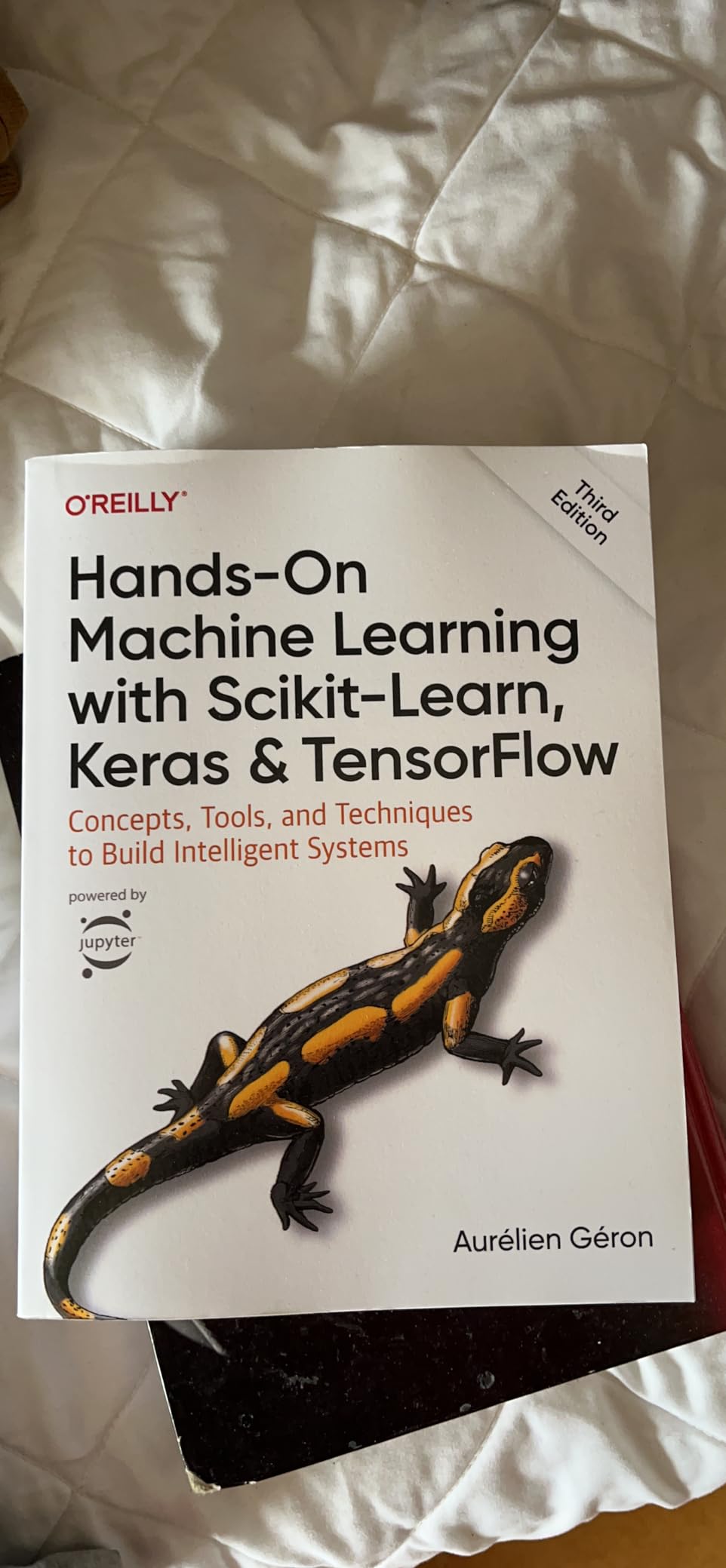 Hands-On Machine Learning 3rd edition paperback cover
