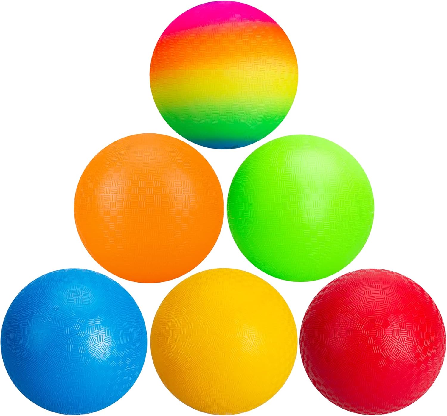 PlayZap Playground Balls, Colorful 6 Pcs 8.5Inch