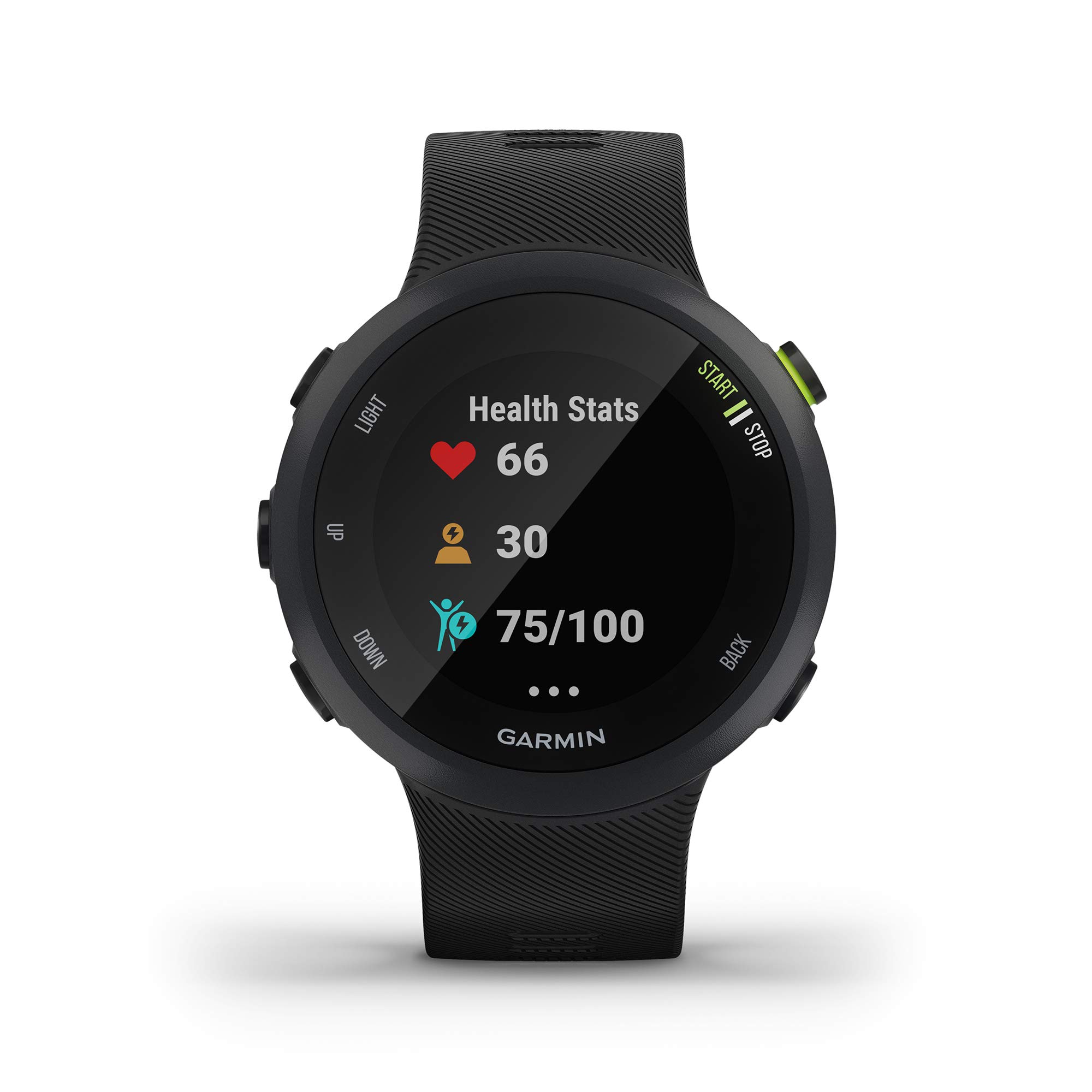 Garmin Forerunner 45, GPS, Grande, EU, Reacondicionado, Color Negro