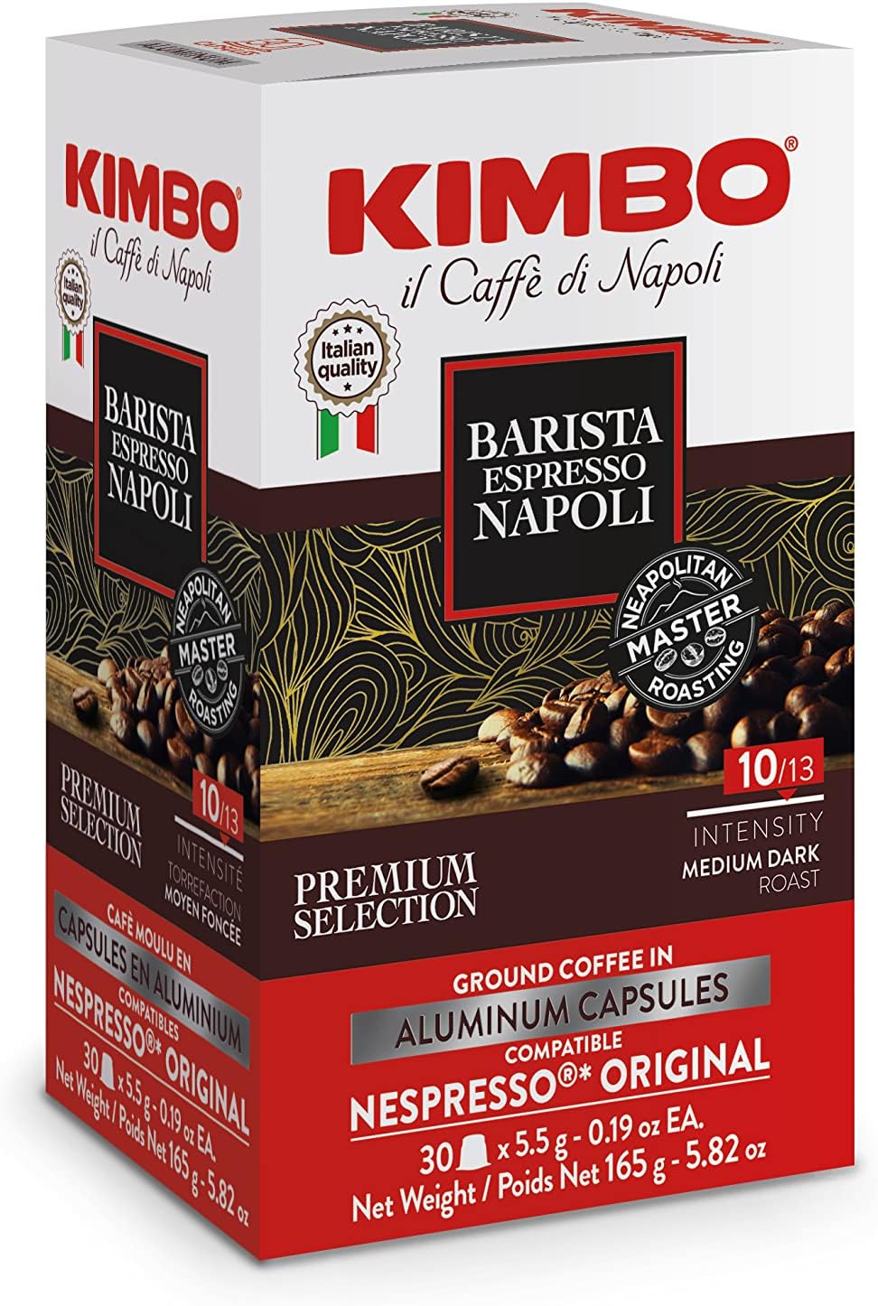 Kimbo CAPS N x30 Barista Napoli - Aluminimum