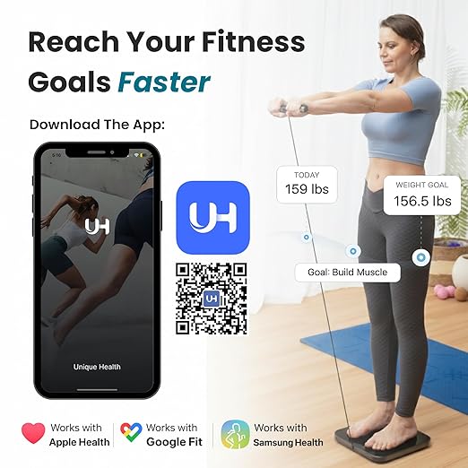 Herz P1 Smart Scale Balanza Corporal 8 Electrodos App Bluetooth miniatura 5
