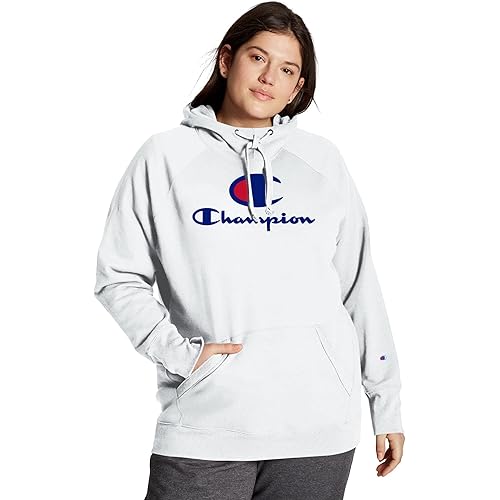 Champion Women's Powerblend Fleece Hoodie, Full Script