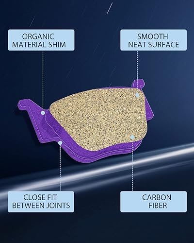 Miniatura 3 de ECCPP Pastillas de freno para Honda Rancher 420 2009-2014, 2003-2005 para Honda Rincon 650, Rincon 680 2006-2015, TRX450ER 2006-2009, TRX450R